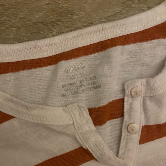 Aerie Long Sleeve Cropped Henley T-Shirt - Picture 3 of 5